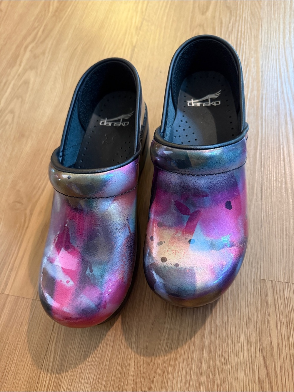 Dansko Women’s Iridescent Clogs
